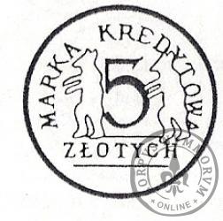 5 złotych - z kontramarką (niedźwiadki)